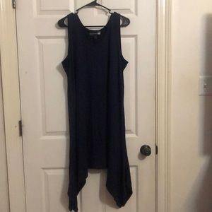 Navy blue sleeveless Anthony dress